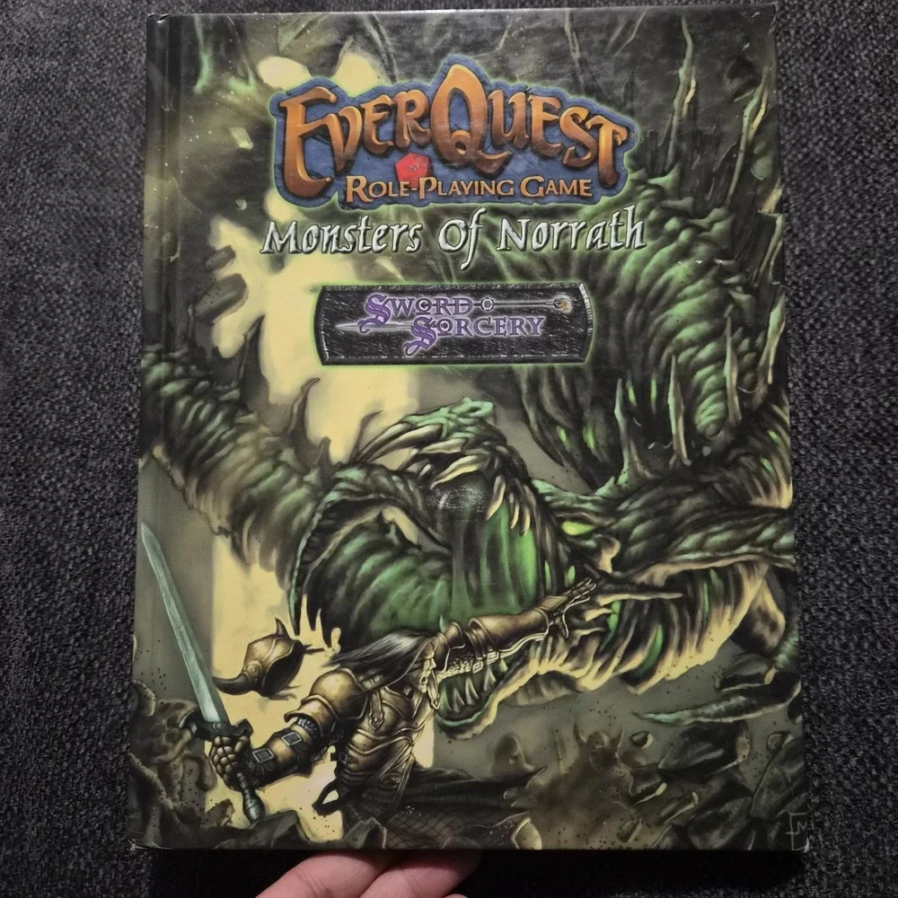Sword Sorcery:‎ Everquest Roleplaying Game Monsters of Norrath (Hardcover 2002)